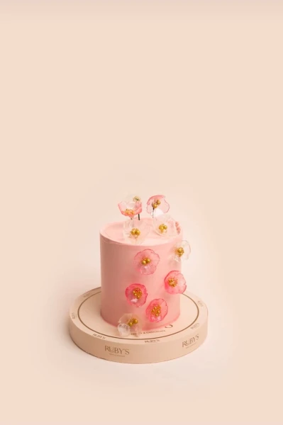 كيكة أغصان الورد